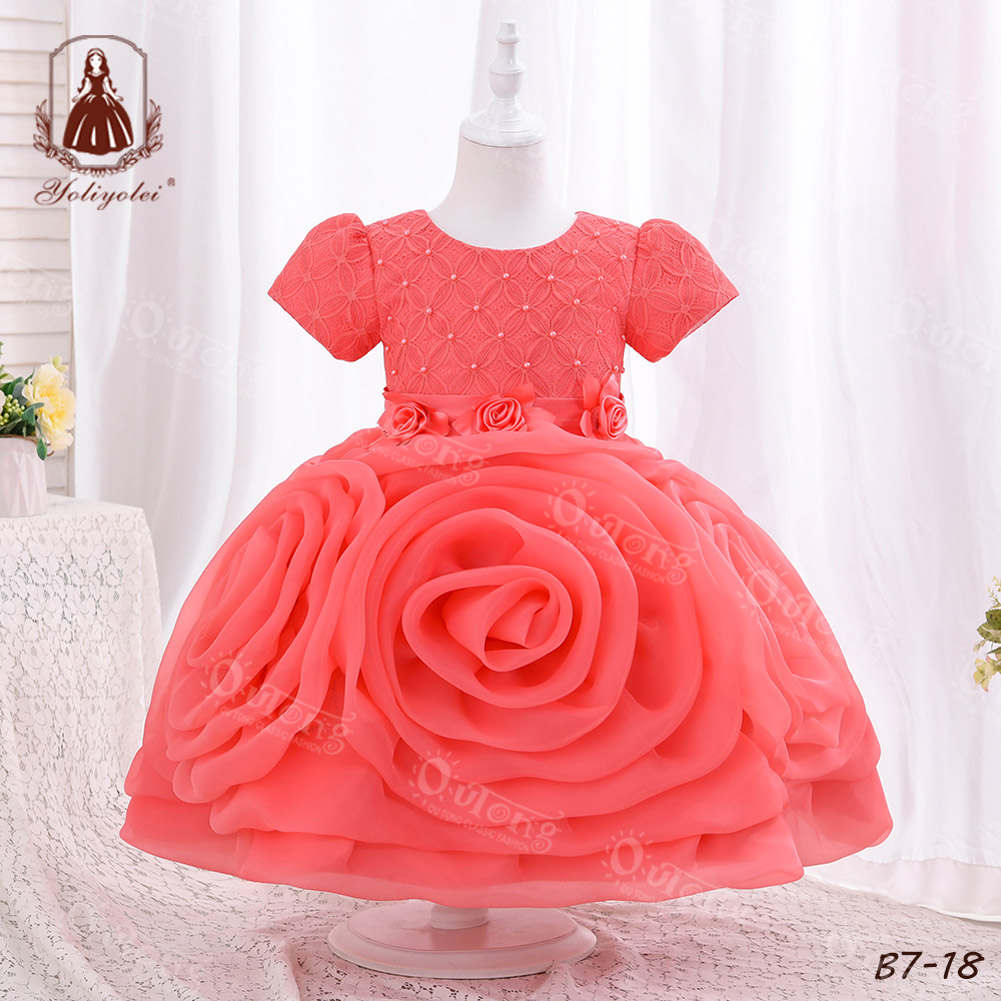 Girl Party Dress Custom Logo Outong Vestido De Novia Kids Fall Clothing 2021 Toddler Dresses Girls