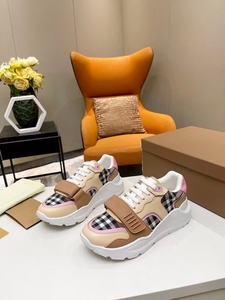 Top-quality fashionable thick-soled sports <b>shoes</b> with checkered pattern, breathable and shock-absorbing tennis <b>shoes</b> for summer. - Product Image 2