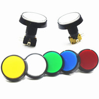 Tombol Plastik Chilong Diameter 65mm dengan Tepi Miring untuk Aksesori Mesin Game Arcade