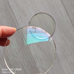光プラスチックレンズ反射防止コーティング両面直径65mmにコーティングされたアクリルARデモレンズ工場卸売価格 - Product Image 2