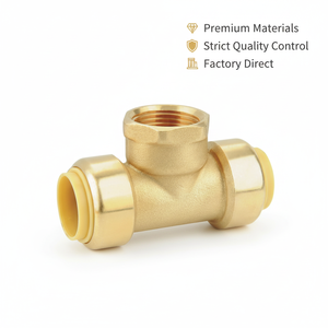 <span class=keywords><strong>Raccord</strong></span> <span class=keywords><strong>en</strong></span> <span class=keywords><strong>T</strong></span> <span class=keywords><strong>en</strong></span> laiton et cuivre à filetage NPT 20 20 16, résistant aux produits chimiques, haute pression, pour plomberie, directement de l'usine OEM - Product Image 6