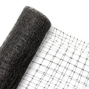 China Manufactory 15g 16x16mm Black <b>Plastic</b> Deer <b>Fence</b> Netting for Safety <b>Fence</b> - Product Image 3