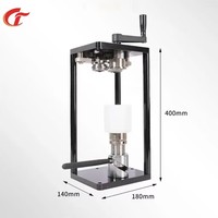 Machine à sceller manuelle portable pour canettes, bouteilles de boissons, canettes de soda, bière, jus, et pots en plastique – Sertisseuse de canettes
