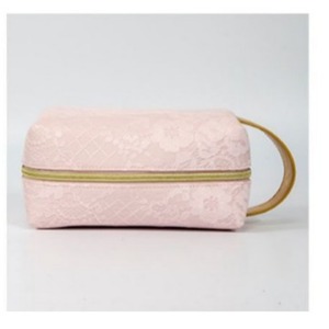 Nouvelle mode serviette grande capacité trousse de maquillage fermeture à glissière dentelle haut de gamme pratique pour sac de rangement de soins de la peau - Product Image 2