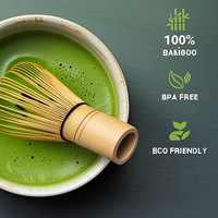 Ensemble de fouets à matcha de qualité cérémonielle personnalisés en usine, boîte personnalisée, outils à matcha en bambou du Japon