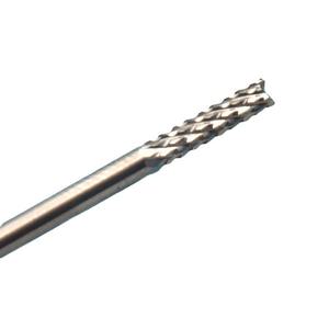 Foret spiralé en carbure, tige de 2,35 mm, finition brillante, pour la sculpture sur bois et la sculpture sur écrous, utilisation avec outil rotatif - Product Image 1