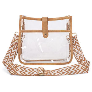 Fashionable <b>Women's</b> Waterproof Crossbody <b>Bag</b> Custom Transparent Newest PVC Clear <b>Bag</b> with Zipper Closure - Product Image 6