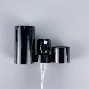 黑色卷曲雾化器喷雾器FEA15 18毫米20毫米铝瓶香水喷雾卷曲泵