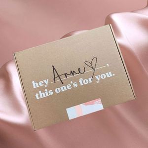 Wholesale Custom Logo Embossed Biodegradable Corrugated Cardboard Rigid Mailer Shipping <b>Boxes</b> Matt Lamination Sponge Lining for - Product Image 1