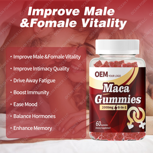 Gomitas de Maca de Marca Privada OEM, Mejoran el Rendimiento y la Energía, Apoyan el Equilibrio Hormonal e Inmunológico para Adultos - Product Image 2