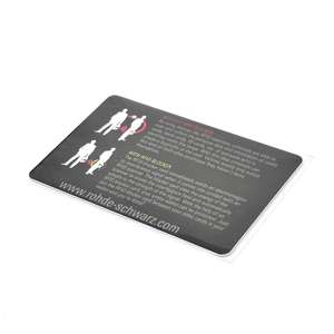13.56Mhz Logo d'impression personnalisé Carte de blocage RFID de haute qualité pour carte bancaire de crédit <span class=keywords><strong>Visa</strong></span> Protector - Product Image 4