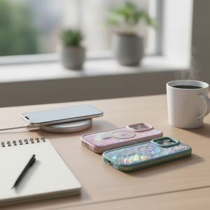 Custodia Magnetica per iPhone 11 con Effetto Diamante Iridiscente - Product Image 3