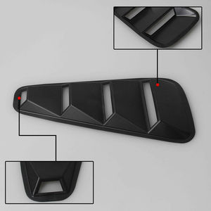 Side <strong>Vent</strong> <strong>Window</strong> Quarter Scoop, Louver Covers <strong>Vent</strong> for 05-14 Ford Mustang - Product Image 4