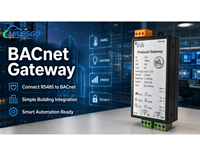 Milesgo Industrial BACnet Gateway BAC1002-ARM, Convertidor de Protocolo para Modbus, BACnet, OPC UA y Sistemas de Automatización de Edificios