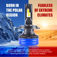 Lampu sorot Led otomatis L120 Super terang, lampu sorot depan 24 volt cahaya depan India 40000 Lumen h4