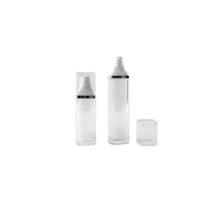 ECO 친화적 인 30ml 50ml AS 한국식 클래식 에어리스 화장품 병 에어리스 로션 병 스킨 케어