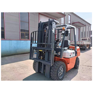 Carretilla elevadora diésel Cpcd100 10ton con horquilla larga - Product Image 1
