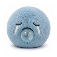 Peluche anti-stress Moodies : Balle émotionnelle à presser, jouet en peluche mignon et doux, balle à eau pour soulager le stress
