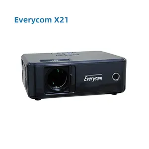 Everycom X21 150ANSI Lumens คู่มือโฟกัส 1 + 8GB HD Cinema สมาร์ทโฮมเธียเตอร์ Beamer 1080P โปรเจคเตอร์