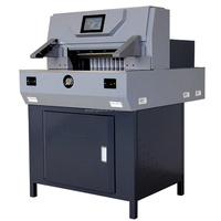 Cortadora de Papel Eléctrica Programable BC-520V8, Ancho de Corte de 520 mm, Máquina Industrial para Cortar Papel para Imprenta