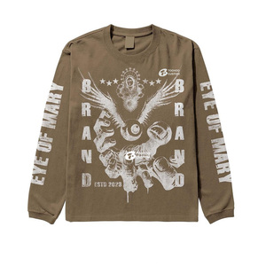 Survêtements en éponge française poids lourd personnalisés unisexe lavage à l'acide Streetwear eau de Javel en relief motif 3D logo brodé - Product Image 4