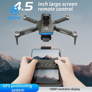 Nuevo Dron S19 Pro 2026 con GPS de <span class=keywords><strong>2</strong></span> KM, FPV, <span class=keywords><strong>Gimbal</strong></span> de 3 <span class=keywords><strong>Ejes</strong></span> y Varios Modos de Vuelo como Follow Me, Cámara Dual 4K y 3 Baterías - Product Image 5