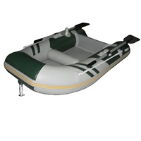 Bateaux de pêche gonflables en PVC de haute qualité pour 1 personne, kayak pliable, canot
