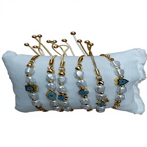 DAFNI BIG PAZAR Pulseras de Moda de Macramé con Cuentas, Protección Contra el Mal de Ojo, Joyería Inalterable, Gemas y Piedras, Cuatro Estaciones - Product Image 2