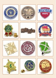 Épinglette en métal personnalisée avec logo, forme ronde, finition polie, broche promotionnelle personnalisée, badge cadeau d'entreprise - Product Image 4