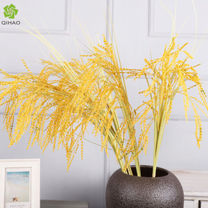 <b>Artificial</b> Rice Stalks Yellow H86cm Realistic Decorative Plants For Thanksgiving - Product Image 3