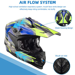 Vente en gros directe d'usine Casque MX tout-terrain pour moto électrique, monocycle électrique, motocross, moto tout-terrain pour adultes - Product Image 4