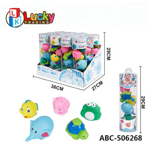 Jouets <span class=keywords><strong>de</strong></span> <span class=keywords><strong>bain</strong></span> Lucky Toy, jouets aquatiques en caoutchouc, animaux pour bébé, canard en caoutchouc, grenouille, <span class=keywords><strong>tortue</strong></span> pour enfants - Product Image 2