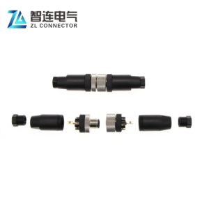 Conector de Ensamblaje Hembra y Macho Acode M12 de 12 Pines para Cables de 4-6 mm y 6-8 mm de Diámetro - Product Image 1