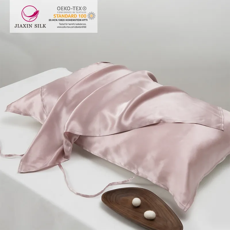 oeko-tex 30 Momme 6a Factory Manufacturer Pillowcases Customized 100% Pure Mulberry Silk Pillow Towel for sleep
