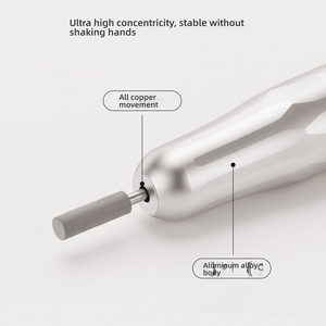 Lima de <span class=keywords><strong>Uñas</strong></span> Eléctrica Inalámbrica de 9 Velocidades de Marca Privada con Lámpara UV, <span class=keywords><strong>Kit</strong></span> Profesional Portátil de Manicura y Pedicura para Uso en Salones de Belleza - Product Image 4