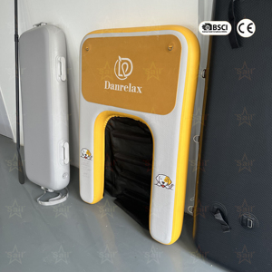 Échelle souple en PVC personnalisée pour chiens, plateforme à marches, <span class=keywords><strong>escalier</strong></span> pour animaux de compagnie, rampe gonflable pour chiens pour <span class=keywords><strong>piscine</strong></span>, lac, quai, bateau - Product Image 1