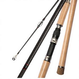 Canna <span class=keywords><strong>da</strong></span> Pesca NM in Carbonio <span class=keywords><strong>da</strong></span> 1,5 M 1,8 M 2,1 M con Azione Pesante/Leggera/Media e Manico in EVA per Spigola <span class=keywords><strong>Lago</strong></span> Fiume Torrente Casting e Spinning - Product Image 4