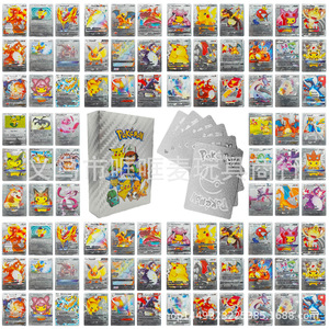 Pikachu Puzzle <strong>Cards</strong> <strong>Pokemoned</strong> Game <strong>Gold</strong> Foil Anime <strong>Cards</strong> Gifts Crossover God Gifts Flash <strong>Cards</strong> - Product Image 5