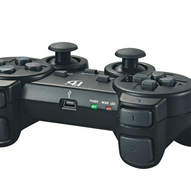 Wireless Touch Buttons Dual Vibration Gamepad Joystick Remote Control for for PS2 for PC Android IOS Mobile