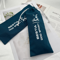 Sac de shopping à cordon en coton mousseline personnalisé avec logo imprimé pour cadeaux, chaussures, cosmétiques, produits pour animaux de compagnie
