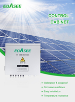 Boîtier de Combinaison Électrique DC 6 Entrées 1 Sortie 6 Cordes Personnalisable EBASEE avec SPD IP65 1000V pour Panneaux Solaires Photovoltaïques en Métal
