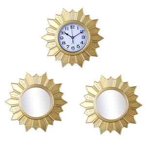 <span class=keywords><strong>Horloge</strong></span> <span class=keywords><strong>murale</strong></span> silencieuse et élégante en quartz, style nordique, avec 2 miroirs, <span class=keywords><strong>pour</strong></span> salon, vente en gros directe usine - Product Image 5