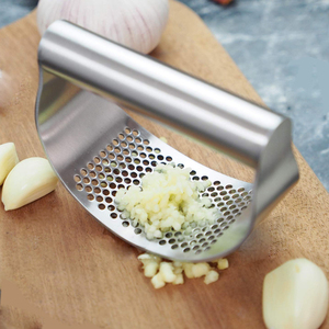 Utensilio <span class=keywords><strong>de</strong></span> cocina <span class=keywords><strong>de</strong></span> acero inoxidable para picadora, rodillo picador, balancín <span class=keywords><strong>de</strong></span> jengibre, trituradora <span class=keywords><strong>de</strong></span> ajo Manual, prensa trituradora - Product Image 2