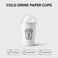 Gobelet en papier jetable de style minimaliste, simple, imprimé, avec logo personnalisé pour café, restaurant, fête