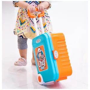 Jouets d'évier de cuisine, valise de cuisine pour enfants, jeu de simulation, utiliser comme porte-documents