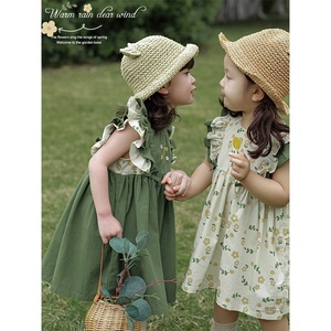 Robe <span class=keywords><strong>pour</strong></span> filles YOEHYAUL C2823, impression numérique personnalisée de haute qualité, robe en coton <span class=keywords><strong>pour</strong></span> bébé et <span class=keywords><strong>petite</strong></span> <span class=keywords><strong>fille</strong></span>, motif ours de <span class=keywords><strong>dessin</strong></span> <span class=keywords><strong>animé</strong></span> - Product Image 5