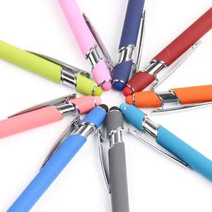 Özel Logo profesyonel kalem tedarikçisi alüminyum Metal kalem OEM promosyon hediye reklam dokunmatik ekran üstün tükenmez kalem - Product Image 5