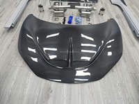 Kits de carrosserie de style SP pour Ferrari 458 demi-fibre de carbone modifiée pare-chocs avant et arrière capot moteur jupes latérales larges kits de carrosserie automobile