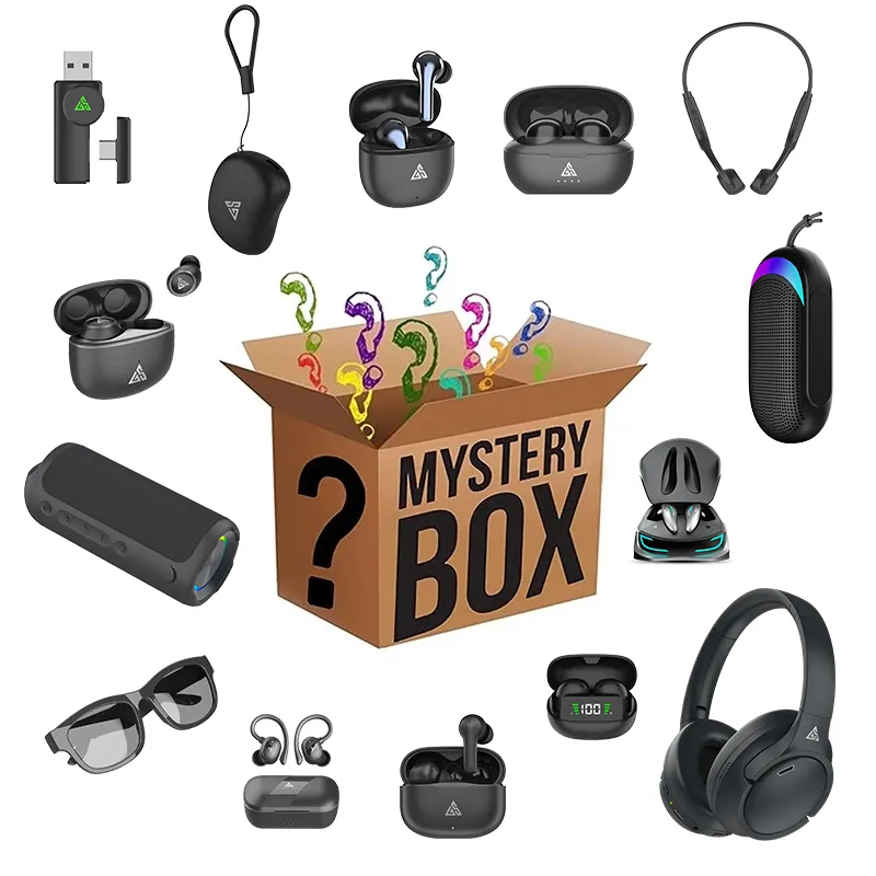 3C prodotti elettronici Blind TWS auricolare occhiali Bluetooth cuffie da gioco Wireless Mystery Box auricolari e cuffie In-ear