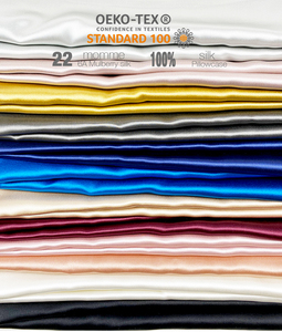 Sınıf 6A dut ipek yastık örtüsü 22 momme ipek yastık kılıfı Charmeuse ipek yastık kılıfı - Product Image 6